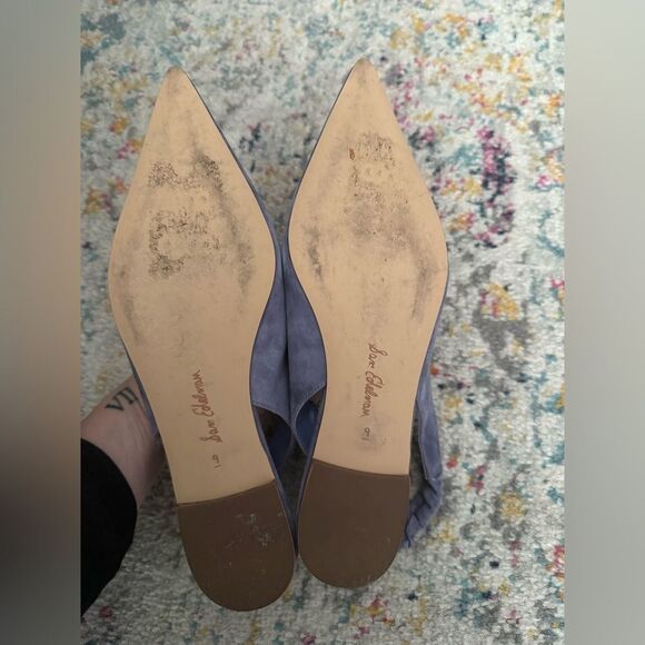 Sam Edelman Lavender Suede Slingback Flats - Picture 3 of 3